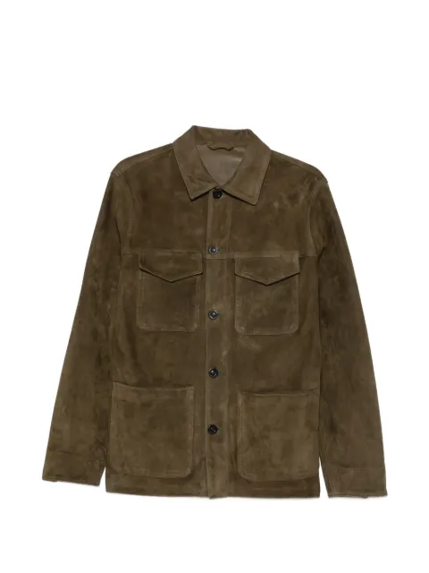 Boglioli leather jacket Green OCP509SB5901