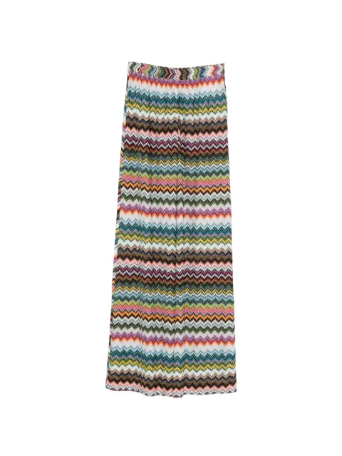 Missoni Chevron trousers White MC23SI02BR014F