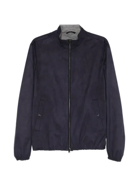 Herno zip-up long-sleeve jacket Blue GI000657U12454