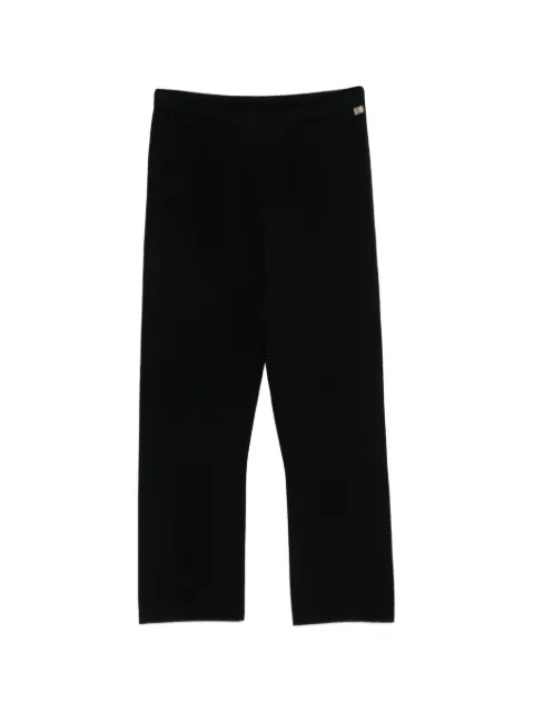 extreme cashmere Nº461 Wander knitted trousers Black NO461