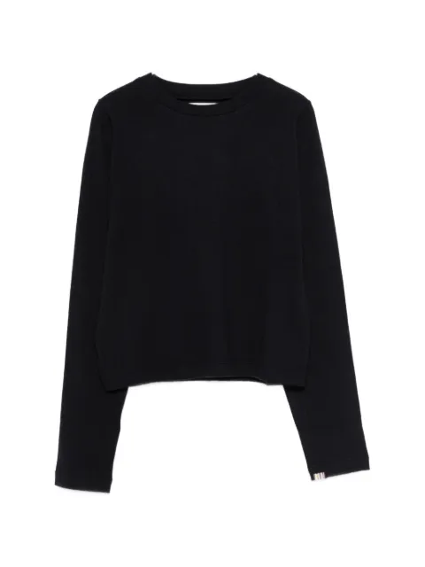 extreme cashmere Lisa long-sleeve T-shirt Black NO451