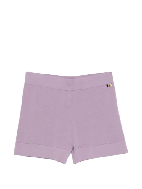 extreme cashmere Nº450 Bummy knitted shorts Purple NO450