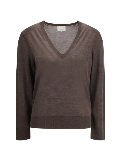 LouLou de Saison Julio V-neck sweater Brown JULIO
