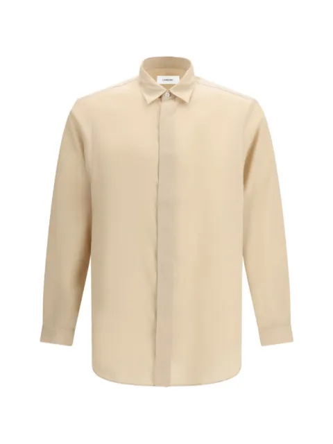 Lardini oversized shirt Neutrals PAFLYNNPAC1996