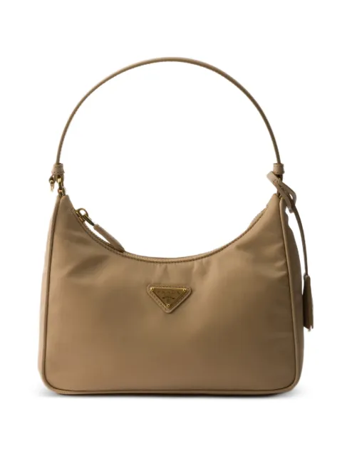 Prada mini Re-Edition 2005 zip tote bag Neutrals 1N204XR064