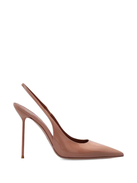 Paris Texas point toe slingback pumps Neutrals PX913XVN01