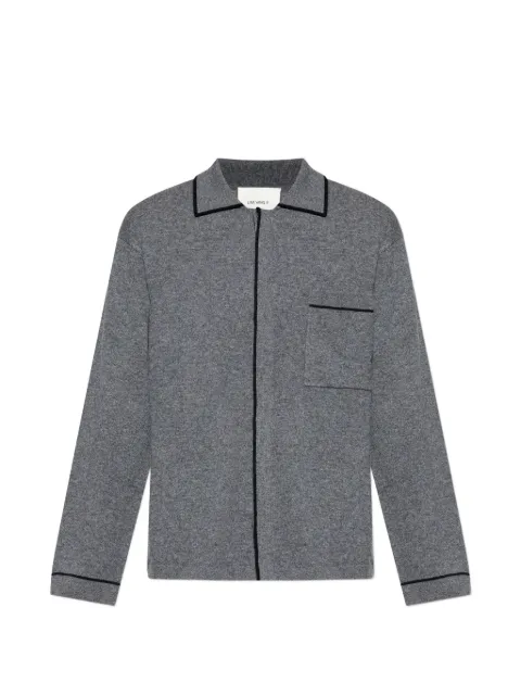 Lisa Yang Joshua piped-trim cardigan Grey 3024135