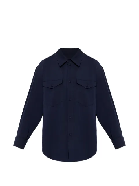 Kenzo button flap-pocket shirt Blue FG52CH2839TF