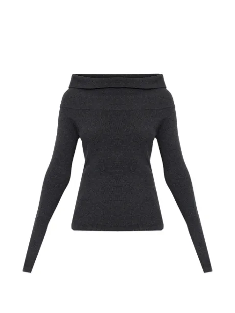 Lisa Yang Claudina long-sleeve top Grey 2026009