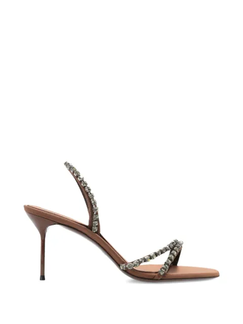 Paris Texas diamond strap sandals Brown PX1788XCPCEEBANOGREYDIAMOND
