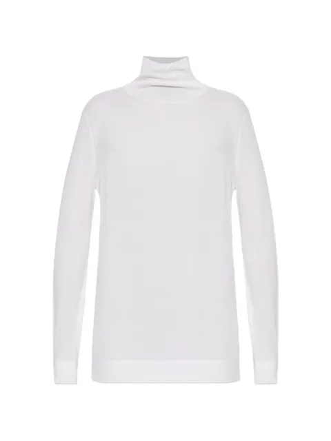 Lisa Yang wool roll-neck sweater White 2026047