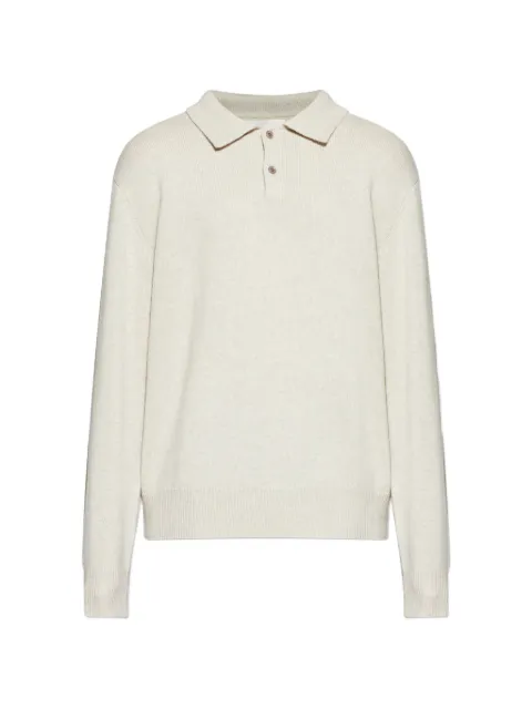 Lisa Yang buttoned polo shirt Neutrals 3026007