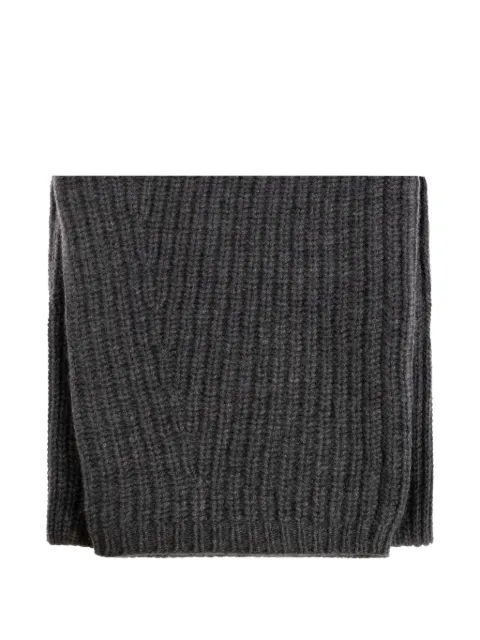 Lisa Yang ribbed scarf Grey 4022102