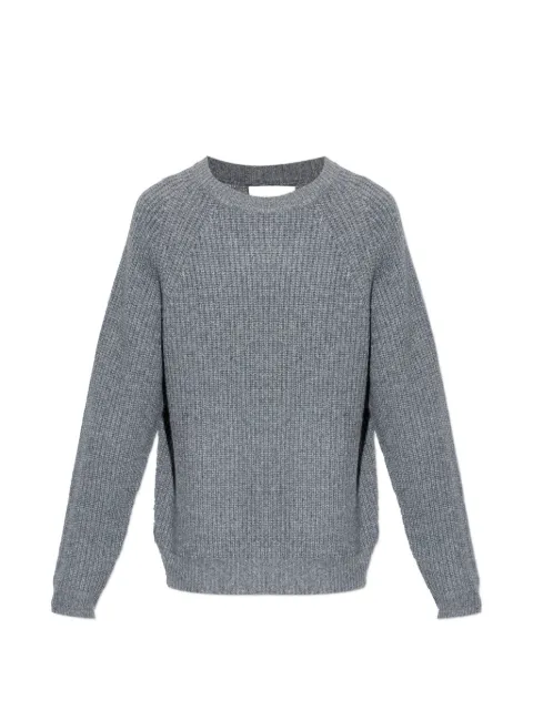 Lisa Yang ribbed raglan-sleeve sweater Grey 3026013