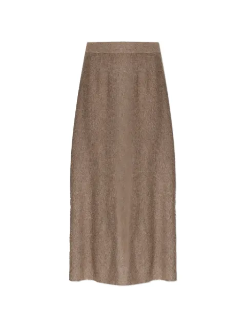 Lisa Yang high waist skirt Brown 2025337