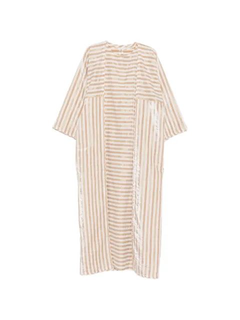 Bambah Abaya maxi dress Neutrals BMRM2610