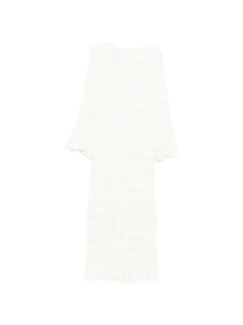 Bambah Angel ruffled dress White BMRM2614