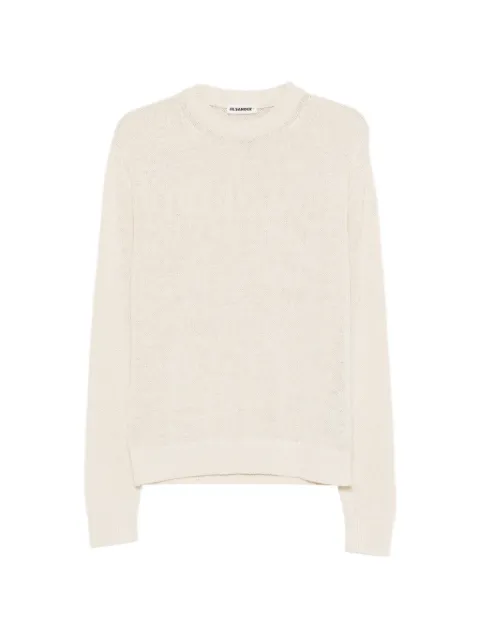 Jil Sander cre-neck sweater Neutrals J40GP0191J15472