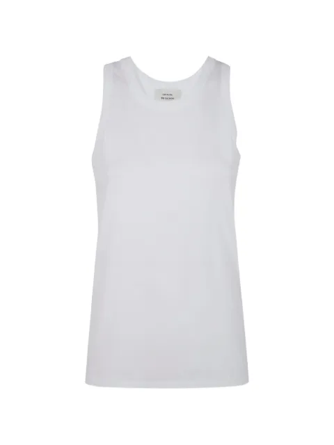 LouLou de Saison round-neck tank top White POSOLDS
