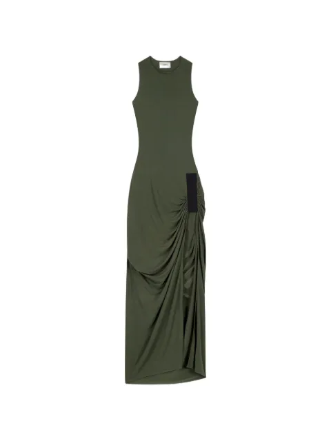 Coperni taped suspended maxi dress Green COPR264F5022GRN