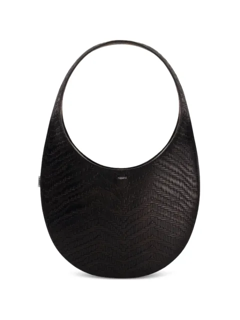 Coperni zip soft swipe medium shoulder bag Black COPBA109F6076