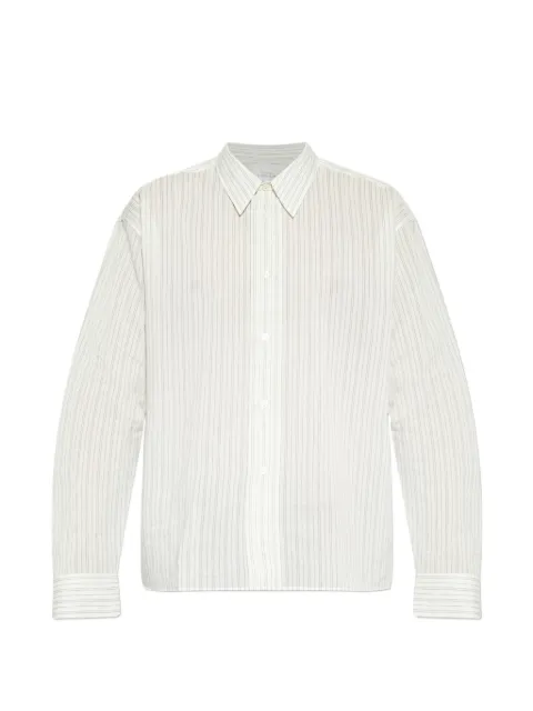 Studio Nicholson Hal striped shirt Neutrals HALSNM1374