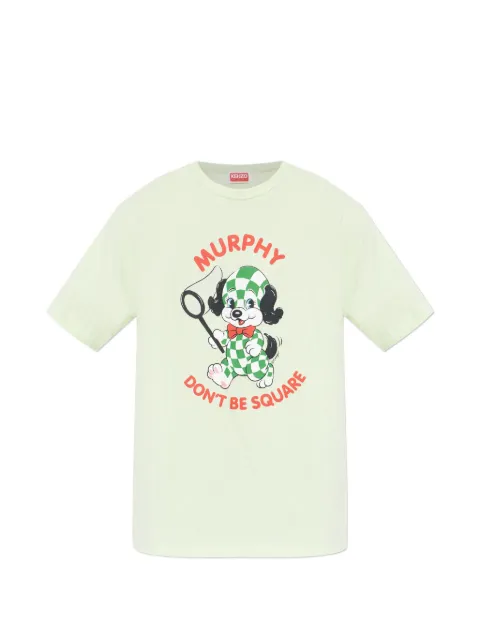 Kenzo graphic-print T-shirt Neutrals FG55TS2094SK