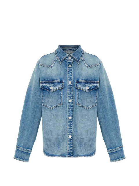 Gestuz buttoned pocketed denim jacket Blue 10911007