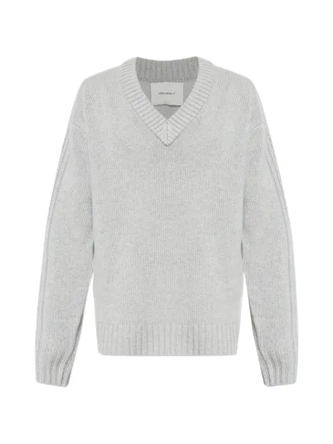 Lisa Yang Dan v-neck knitted sweater Grey 3024202