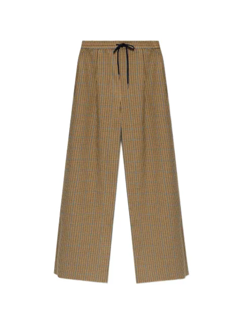 Gestuz GZchicca check palazzo pants Brown 10910892