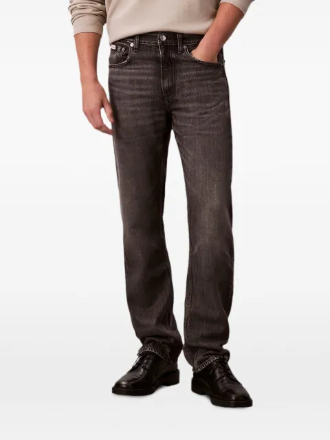 Calvin Klein logo-patch jeans Grey LV04RE721G3S8