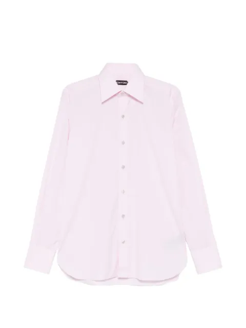 TOM FORD tailored long-sleeve shirt Pink HSBC01CGS02