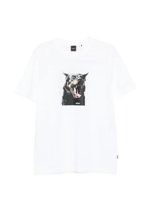 BOSS graphic-print T-shirt White 50558965