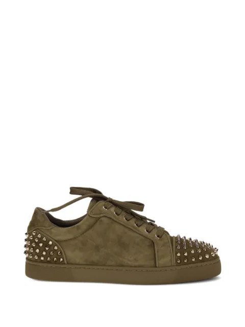 Christian Louboutin studded leather sneakers Green 1250785Z093