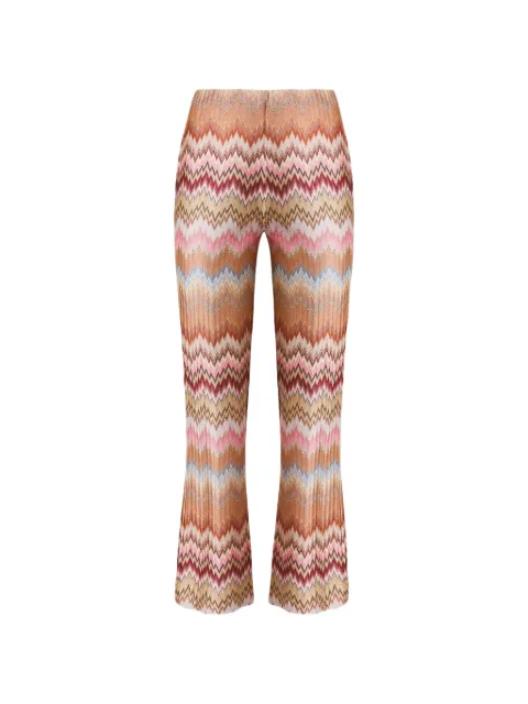 Missoni zig-zag trousers Brown DS26SI0DBR014T