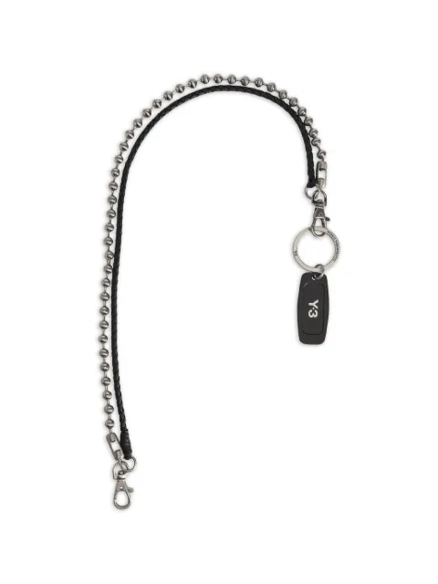 Y-3 logo keyring chain Silver KF6454