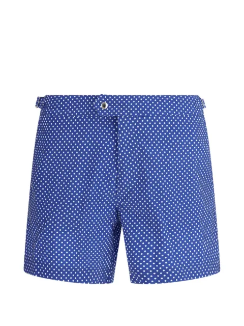 TOM FORD polka-dot print swim shorts Blue BSS001FMN075UWA