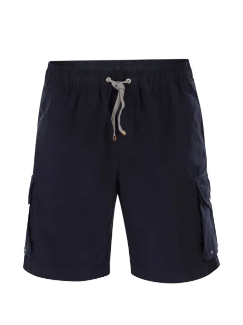 Brunello Cucinelli drawstring cargo shorts Blue M252DU0025C2517
