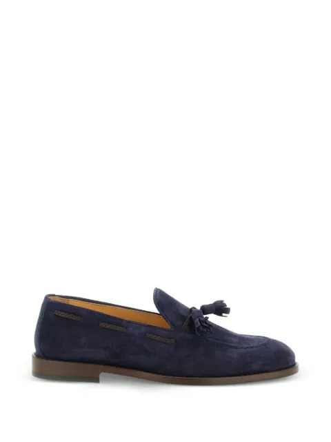 Brunello Cucinelli tassel-detail suede loafers Blue MZUCCLB744C8862