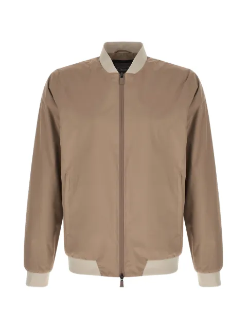 Herno zip-up bomber jacket Brown GI000617U128362600