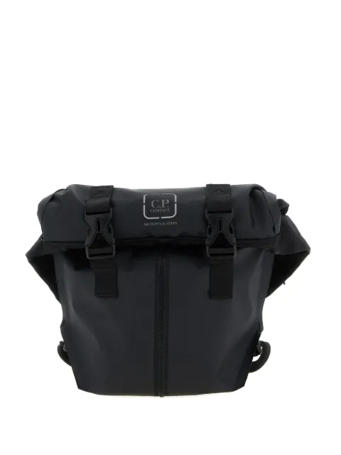 C.P. Company Metropolis Series rubber transformable backpack Black 20CLAC042A110040M999