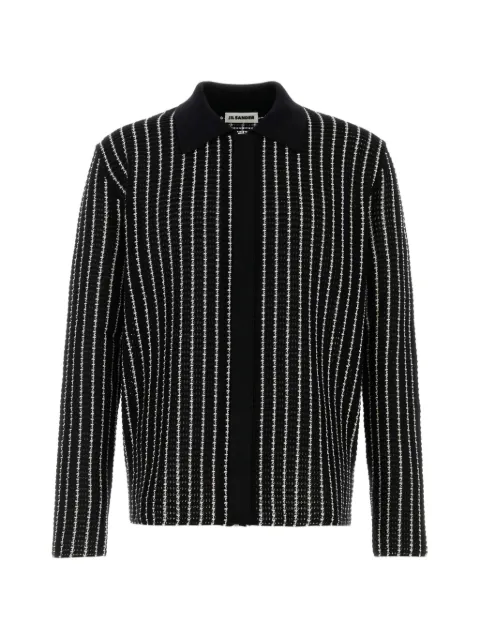 Jil Sander embroidered cardigan Black J22DL0358J15467