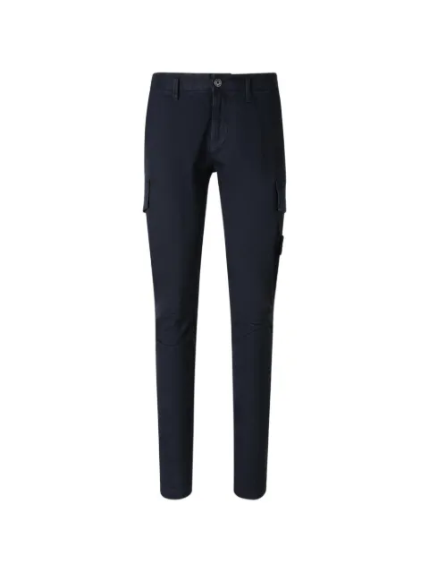 Stone Island old effect cargo trousers Blue L1S153100052S0004