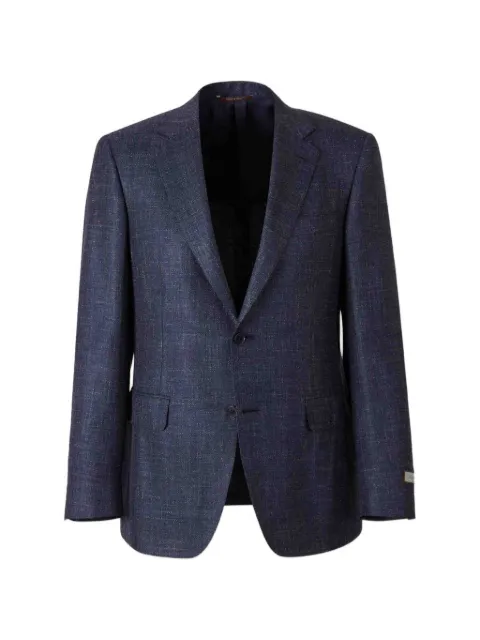 Canali single-breasted blazer Blue 22280CU05013