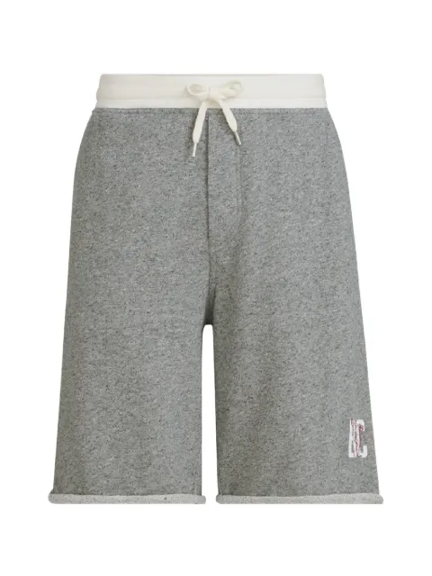 Brunello Cucinelli cotton and linen mélange french-terry bermuda shorts with logo Grey MR8313375GCDH41