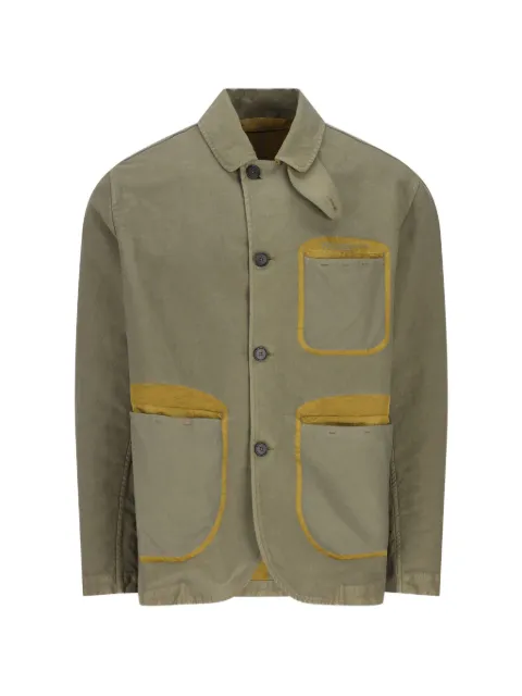 Massimo Osti Studio patch-pocket jacket Green MBZ200A110685G652