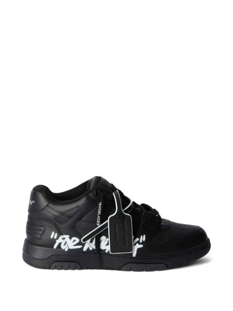 Off-White lettering-print tag sneakers Black M189C9L01A11