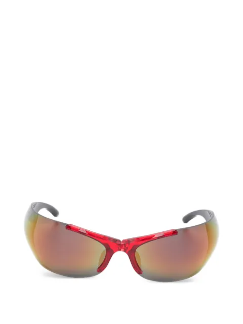 Balenciaga Eyewear logo-detail sunglasses Red BB0454S