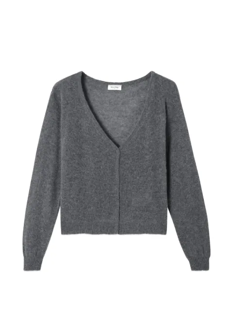 American Vintage Dumy V-neck cardigan Grey DUM19AE26