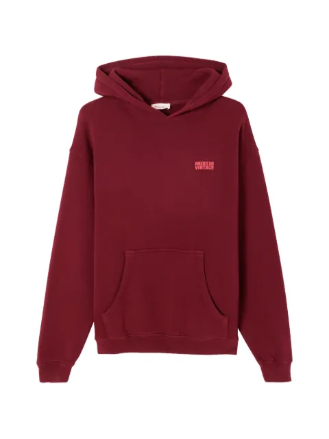 American Vintage Izubird hoodie Red IZU03D